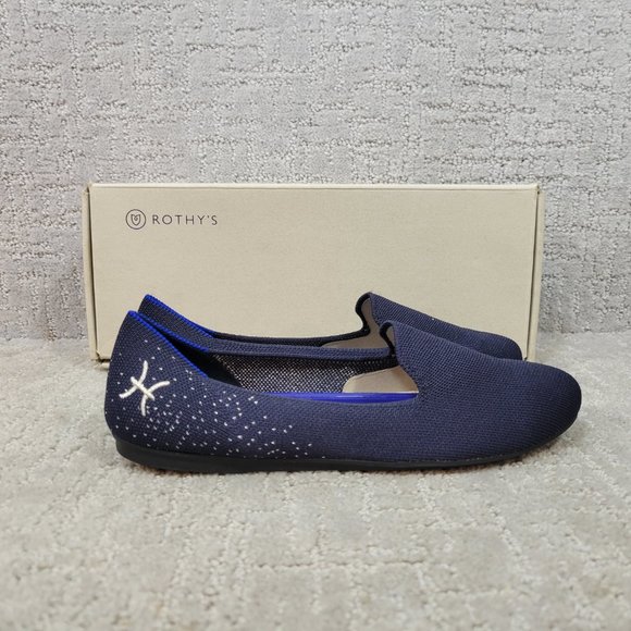 Rothy's The Loafer Women's Size US 7.5 The Pisces Loafer Slip On Flats Shoes NEW - Picture 4 of 12